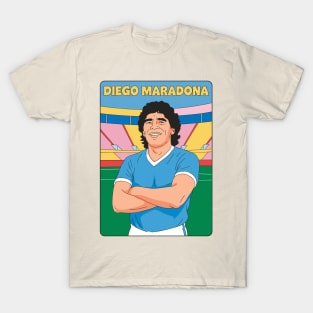 Diego Maradona Pop Art Original Illustration T-Shirt